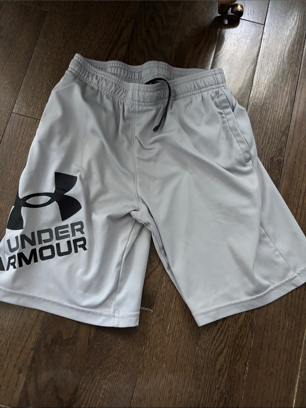 Under Armour Boys Light Gray Performance Shorts